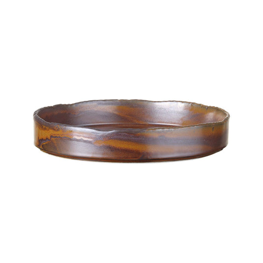 Aurum high edge plate by Fine Dine, 200 mm, ceramic dinner plate with raised rim and elegant design, perfect for serving dishes.