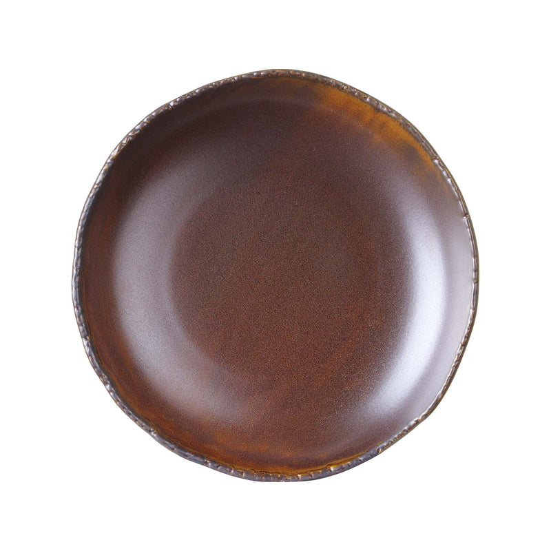 Load image into Gallery viewer, Aurum deep plate by Fine Dine, 220mm, showcasing a ceramic deep dinner plate with a smooth, elegant design and glossy finish.
