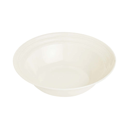 Fine Dine 230mm Crema bowl, ceramic dinnerware with a smooth, rounded design perfect for serving or table presentation.