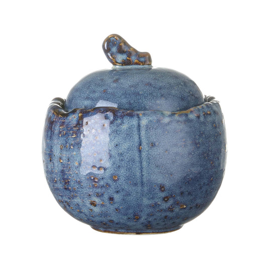 Fine Dine Eminence sugar bowl with 105mm diameter and 110mm height, ceramic dish for sugar or condiments.