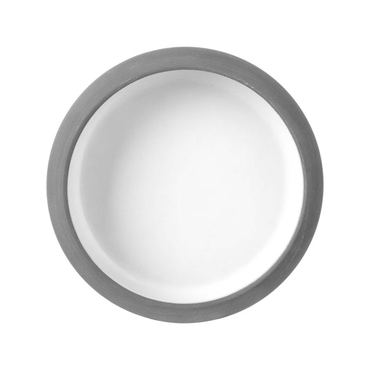 White ceramic Mia bowl by Fine Dine, 165mm diameter, showcasing a smooth, sleek design perfect for serving or display.