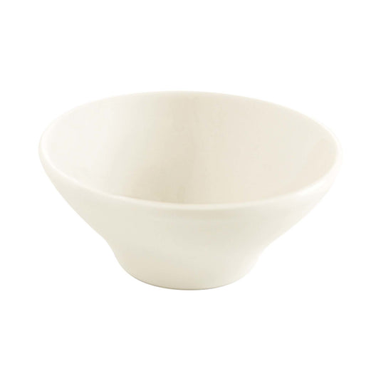 Fine Dine conical bowl with 190x75mm size, featuring a sleek design and smooth finish for serving or presentation.