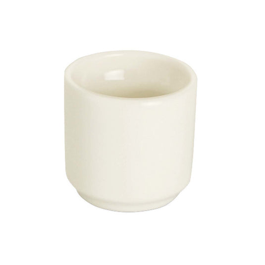 Fine Dine Crema egg cup, 50x45mm ceramic holder for eggs, white, smooth finish, ideal for breakfast serving