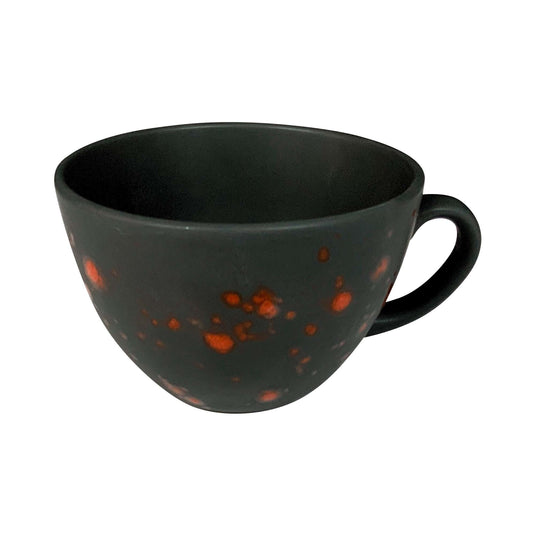 Fine Dine Bloom cappuccino cup, 285ml, ceramic cup with floral design for serving cappuccinos or coffee beverages.