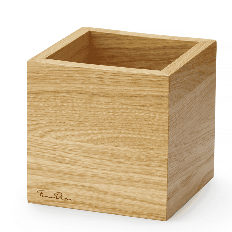 Load image into Gallery viewer, Fine Dine Madeira stand, 170x170x170mm, sturdy wooden display stand, ideal for showcasing various items.
