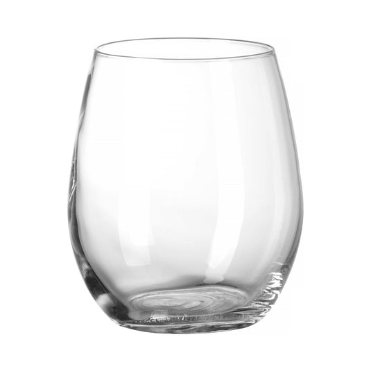 Fine Dine Cantare lowball glass, 390ml with clear glass body and smooth rim, ideal for serving drinks in a stylish way.