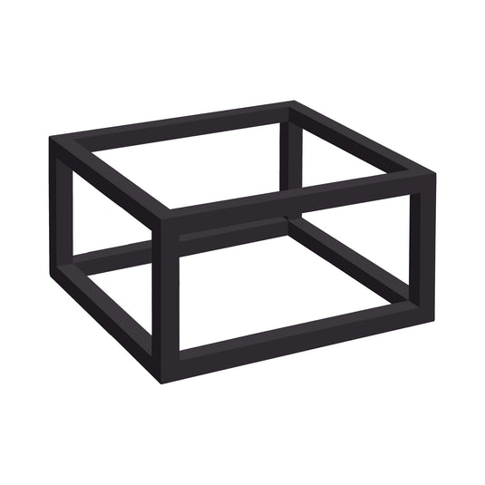 Madeira black frame tray base for GN 1/1 tray by Fine Dine, featuring sturdy construction and sleek design.