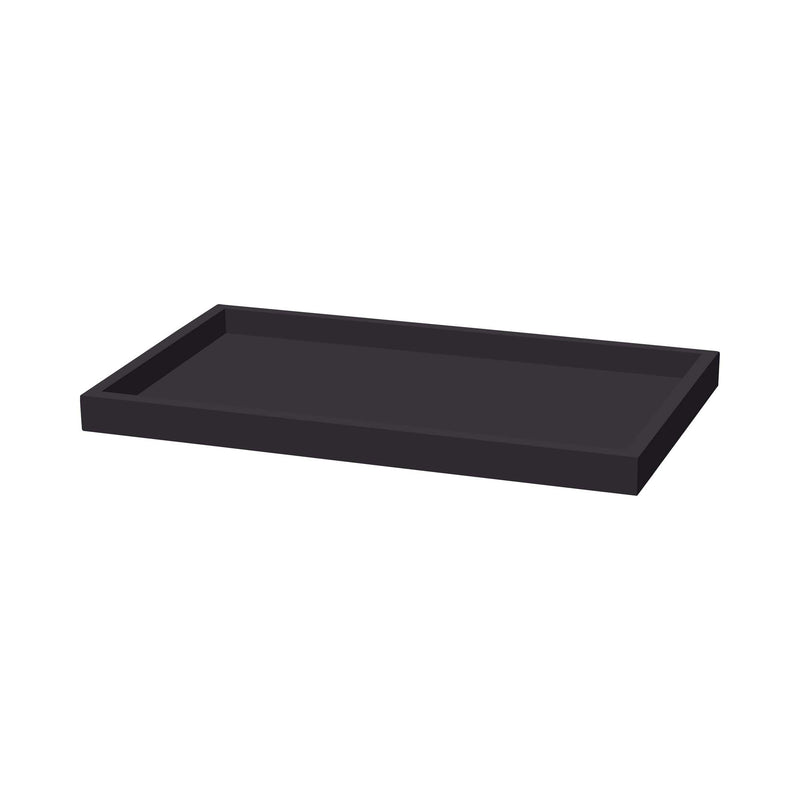Load image into Gallery viewer, Madeira Black buffet tray GN 1/1 with dimensions 530x325x40 mm by Fine Dine, shown with a sleek, rectangular design.
