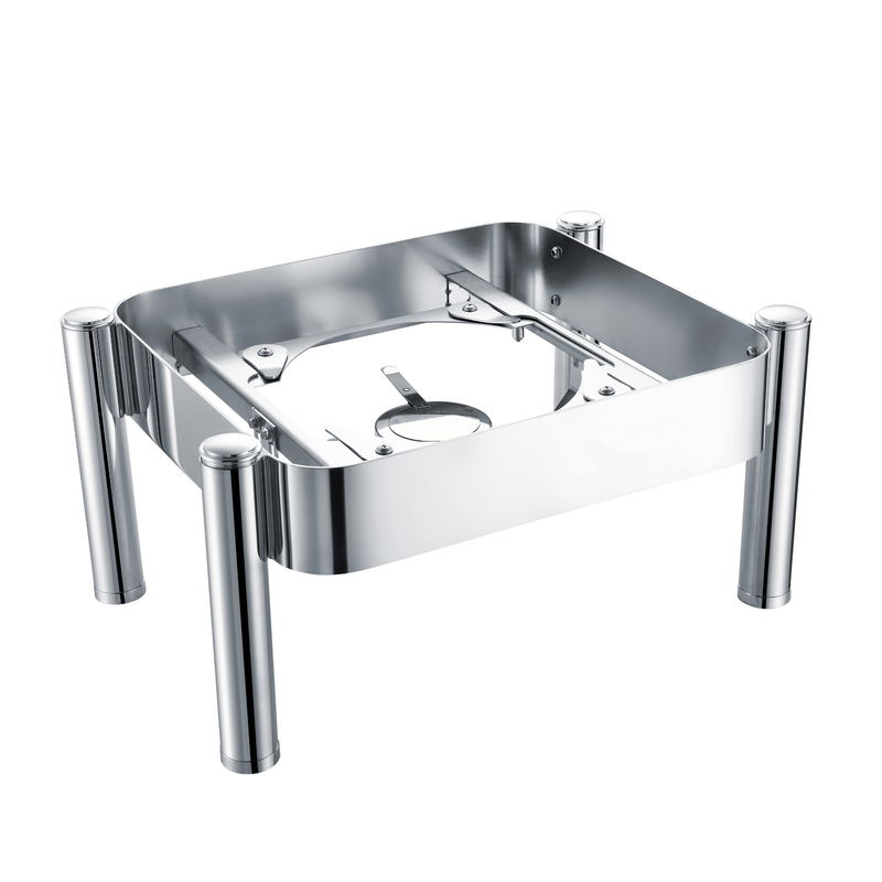Load image into Gallery viewer, Fine Dine Madeira De Luxe induction chafing dish frame GN 2/3 for warming food, made of durable metal with a sleek design
