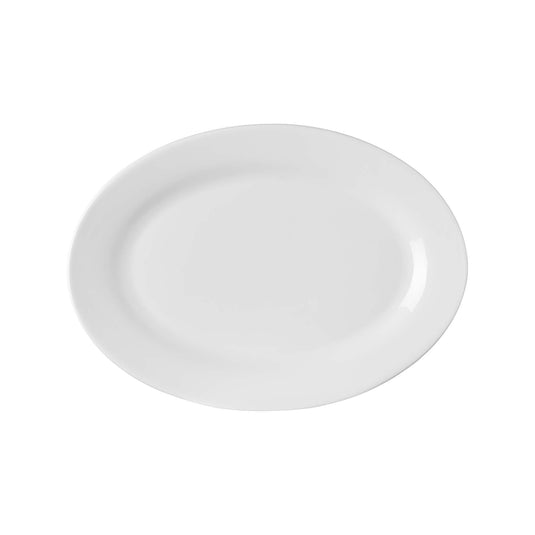 Pure Bianco platter, 340x250mm - Custom Wood DesignsElegant Pure Bianco serving dish by Fine Dine, 340x250mm, featuring a sleek white ceramic design perfect for serving food.Serving dish762639