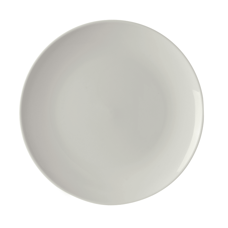 Load image into Gallery viewer, Pure flat plate without rim, 200mm - Custom Wood DesignsFine Dine 200mm pure flat rimless plate, shallow design, ideal for serving food with clean, modern presentation.Shallow plate without rim763063
