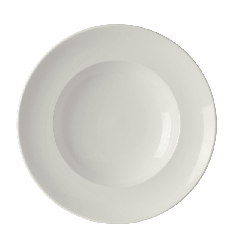 Load image into Gallery viewer, Pure pasta plate, 270mm - Custom Wood DesignsFine Dine pure pasta plate, 270mm ceramic dish with a sleek design, perfect for serving pasta meals.Pasta plate763131
