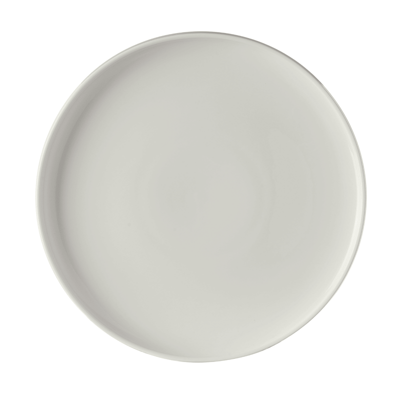 Load image into Gallery viewer, Pure plate with high rim, 210mm - Custom Wood DesignsFine Dine deep plate with high rim, 210mm diameter, ceramic dinnerware for serving salads, pasta, or main courses.Deep plate763568
