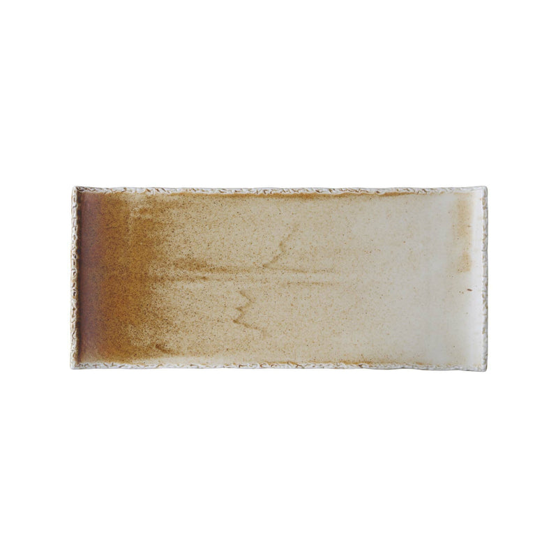 Load image into Gallery viewer, Rectangular plate Constancy, 340x150 mm - Custom Wood DesignsRectangular plate by Fine Dine, 340x150 mm, showcasing a sleek ceramic surface perfect for serving meals.Rectangular plate767535
