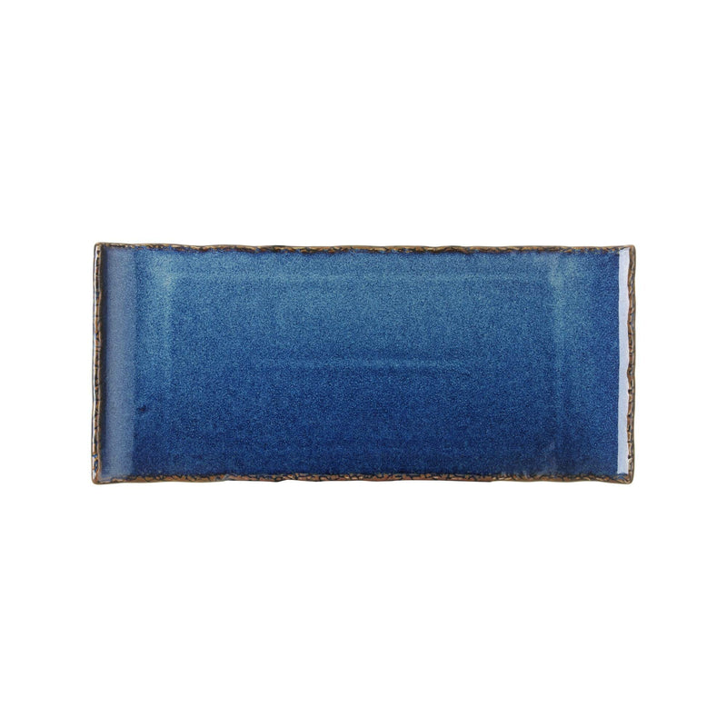 Load image into Gallery viewer, Rectangular plate Eminence, 340x150 mm - Custom Wood DesignsRectangular plate by Fine Dine, 340x150 mm, showcasing a sleek ceramic design for serving food in a modern kitchen.Rectangular plate767450
