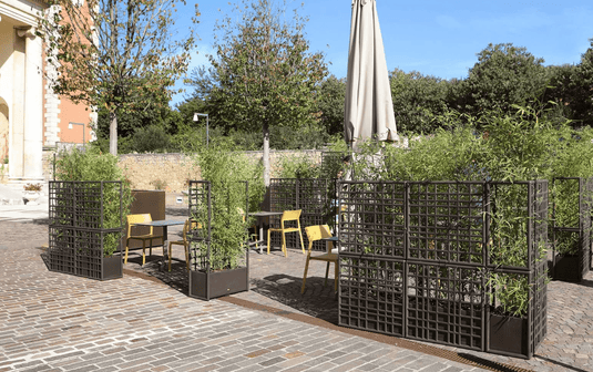 ReGen Sipario 3 Modular Outdoor Partition by Nardi - Custom Wood DesignsReGen Sipario 3 Nardi outdoor modular partition in Basalto color, designed for creating private outdoor spaces with stylish dividers.Nardi Dividers Space Outdoors24575203281783Terra