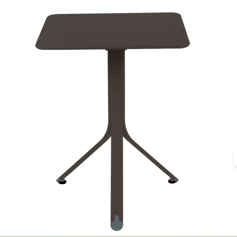 Load image into Gallery viewer, Rest'O Folding Table 57x57cm - Custom Wood DesignsFermob Rest'O folding outdoor table in metal, 57x57cm, featuring a sleek design, suitable for patio or garden use.Fermob Outdoor Table Metal24575200278583Tonca

