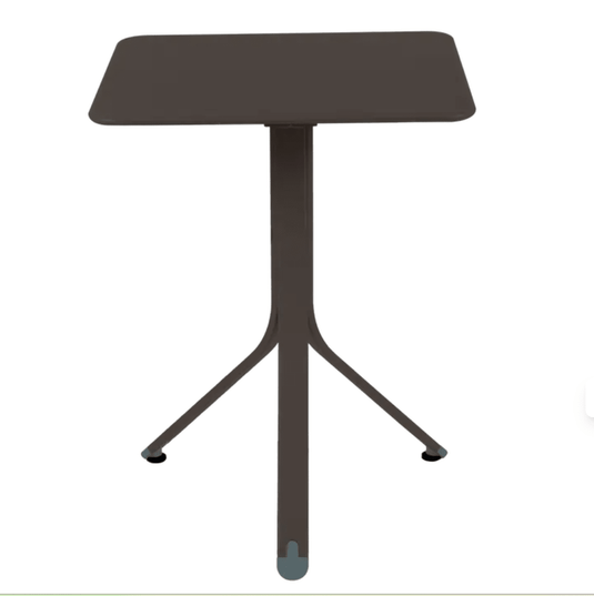 Rest'O Folding Table 57x57cm - Custom Wood DesignsFermob Rest'O folding outdoor table in metal, 57x57cm, featuring a sleek design, suitable for patio or garden use.Fermob Outdoor Table Metal24575200278583Tonca
