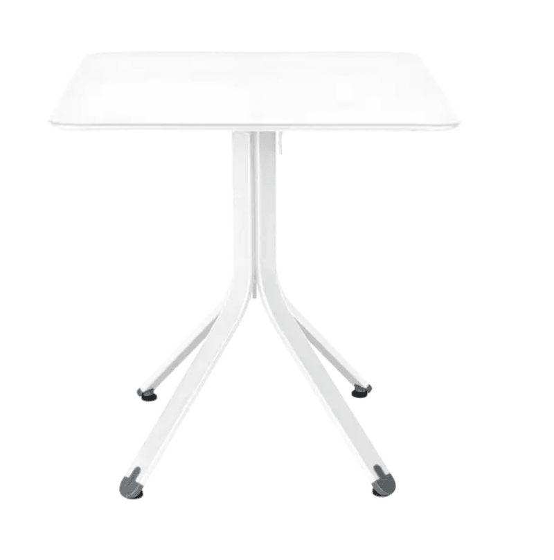 Load image into Gallery viewer, Rest'O Folding Table 71x71cm - Custom Wood DesignsFermob Rest'O folding outdoor table in cotton white, metal surface, 71x71cm compact design for outdoor useFermob Outdoor Table Metal24575204003351Cotton White
