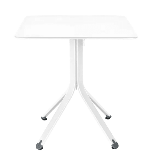 Rest'O Folding Table 71x71cm - Custom Wood DesignsFermob Rest'O folding outdoor table in cotton white, metal surface, 71x71cm compact design for outdoor useFermob Outdoor Table Metal24575204003351Cotton White