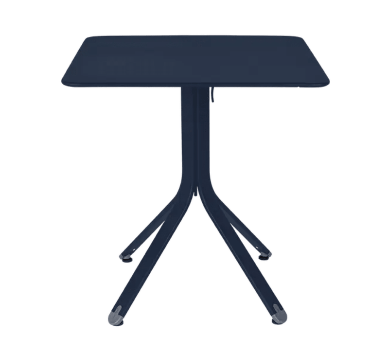Load image into Gallery viewer, Rest'O Folding Table 71x71cm - Custom Wood DesignsDeep blue Fermob Rest'O folding outdoor table with 71x71cm metal surface, ideal for outdoor dining and patio use.Fermob Outdoor Table Metal24575203970583Deep Blue
