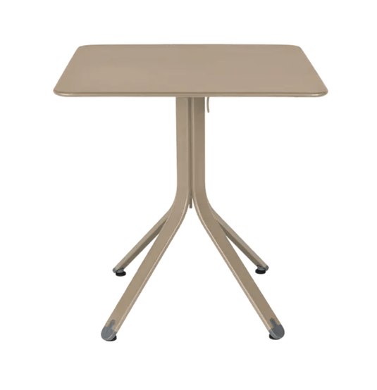 Rest'O Folding Table 71x71cm - Custom Wood DesignsFermob Rest'O folding outdoor table in metal, 71x71cm, with a sleek design, suitable for patio or garden use.Fermob Outdoor Table Metal24575203108439Nutmeg