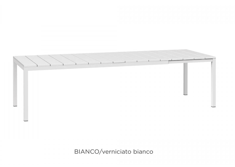 Load image into Gallery viewer, Rio 210 Extensible Table DurelTOP - Custom Wood DesignsNardi Rio 210 Extensible outdoor table with white Bianco finish, featuring a sleek, modern design and extendable tabletop for outdoor dining.Nardi Outdoor Table24575205320119Bianco
