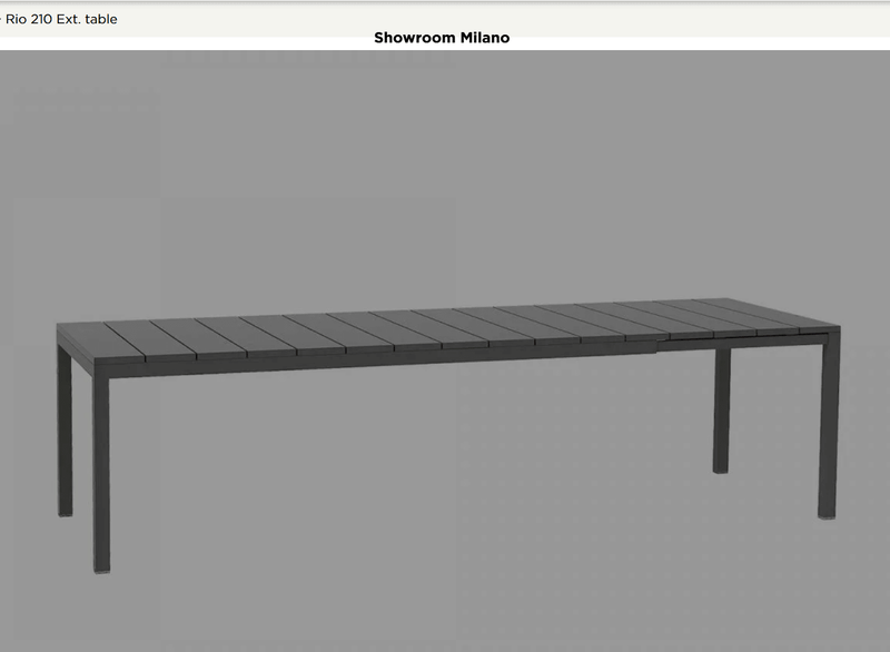 Load image into Gallery viewer, Rio 210 Extensible Table DurelTOP - Custom Wood DesignsNardi Rio 210 Extensible outdoor table with a sleek design, perfect for outdoor dining and gatherings.Nardi Outdoor Table24575205320119Bianco
