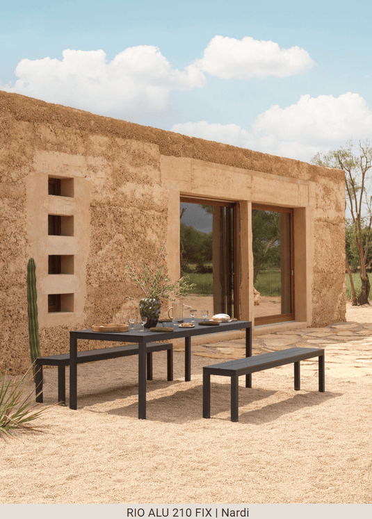 Rio Alu 210 Fixed Table - Custom Wood DesignsNardi Rio Alu 210 fixed outdoor table with aluminum frame and wooden top, ideal for patio or garden outdoor spaces.Nardi Outdoor Table24575205798775Tortora