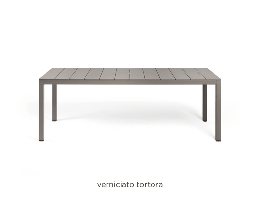 Rio Alu 210 Fixed Table - Custom Wood DesignsNardi Rio Alu 210 fixed outdoor table with aluminum construction, perfect for patio or garden setting.Nardi Outdoor Table24575205798775Tortora