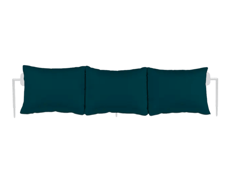 Load image into Gallery viewer, Rivage Backrest Sunlounger to Bench Conversion - Custom Wood DesignsFermob Rivage backrest for sunlounger to bench conversion in cotton white and peacock blue, outdoor metal furniture accessory.Fermob Metal Acessories24575208522583Antracite Ppayrus
