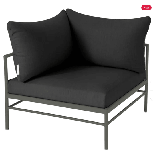 Rivage Corner Armchair - Custom Wood DesignsRosemary night grey Fermob Rivage corner outdoor armchair with metal frame and plush cushions for comfortable patio seating.Corner Outdoor Sofa Fermob Metal24575205726871Rosemary NightGrey