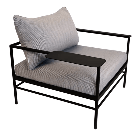 Rivage Low Armchair Fermob - Custom Wood DesignsFermob Rivage low armchair in anthracite metal with a Straciatella pattern, outdoor garden furniture for relaxing outdoor spaces.Fermob Rivage Outdoor Metal Armachir24575201061655Antracite Straciatella