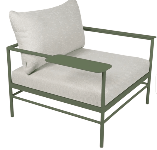 Rivage Low Armchair Fermob - Custom Wood DesignsFermob Rivage outdoor metal armchair with low armrests, featuring a cactus wicker design, ideal for garden seating.Fermob Rivage Outdoor Metal Armachir24575200465047Cactus Wicker