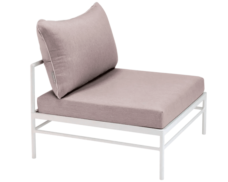 Load image into Gallery viewer, Rivage Low Chair by Fermob - Custom Wood DesignsCotton white Rivage low outdoor chair by Fermob with metal frame, part of Fermob's outdoor furniture collection.Outdoor Sofa Metal Fermob24575207148631Cotton White Papyrus
