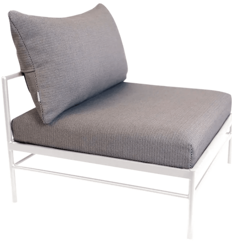 Load image into Gallery viewer, Rivage Low Chair by Fermob - Custom Wood DesignsCotton white Rivage low outdoor chair by Fermob with metal frame, part of Fermob's outdoor furniture collection.Outdoor Sofa Metal Fermob24575206983095Cotton White Straciatella
