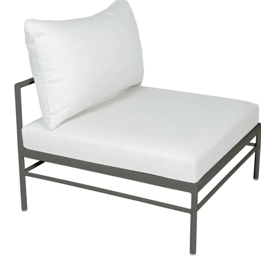 Rivage Low Chair by Fermob - Custom Wood DesignsFermob Rivage Low Chair in Rosemary Pearl, outdoor metal sofa with sleek design, part of Fermob's outdoor furniture collection.Outdoor Sofa Metal Fermob24575208772919Rosemary Pearl