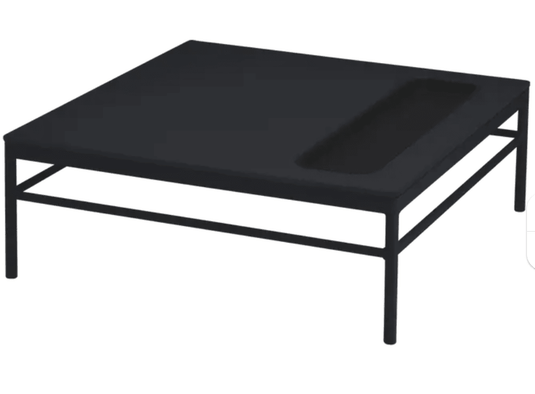 Rivage Low Table 85x85cm - Custom Wood DesignsFermob Rivage outdoor metal low table in Liquorice color, 85x85cm, with a sleek modern design for patio or garden use.Fermob Rivage Outdoor Metal Table24575200318263Liquorice
