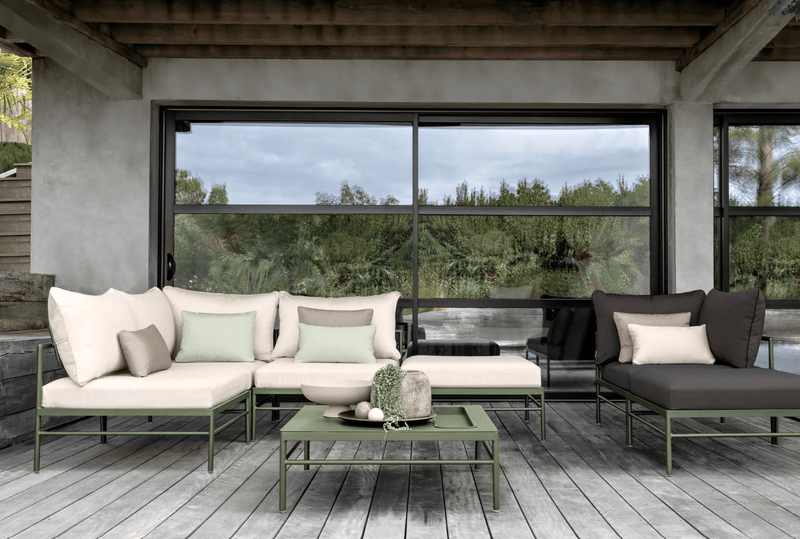 Load image into Gallery viewer, Rivage Low Table 85x85cm - Custom Wood DesignsFermob Rivage outdoor metal low table, 85x85cm, with a sleek, modern design suitable for patio or garden seating areas.Fermob Rivage Outdoor Metal Table24575200749335Acapulco
