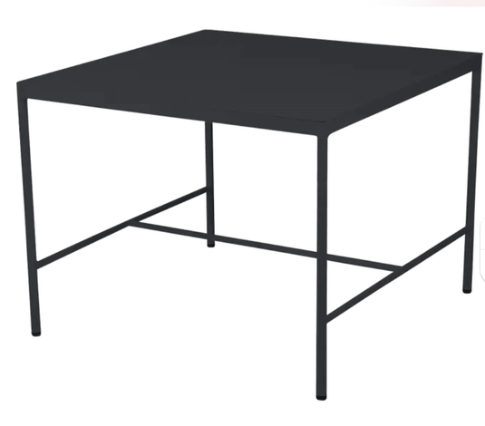 Rivage Mid-Height Table 85x85cm - Custom Wood DesignsFermob Rivage mid-height outdoor table in Liquorice color, 85x85cm metal table for patio or garden furniture.Fermob Outdoor Table Metal24575208909495Liquorice