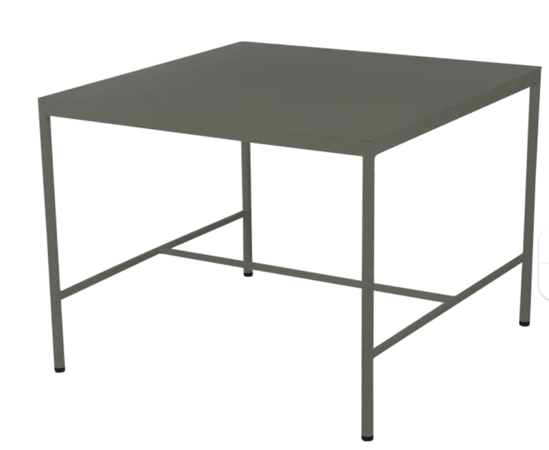 Load image into Gallery viewer, Rivage Mid-Height Table 85x85cm - Custom Wood DesignsFermob Rivage mid-height outdoor metal table in rosemary green, 85x85cm, suitable for garden or patio seating.Fermob Outdoor Table Metal24575208876727Rosemary
