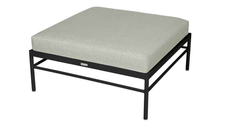 Load image into Gallery viewer, Rivage Ottoman - Custom Wood DesignsFermob Rivage outdoor ottoman with metal frame in antracite and meadow green, designed for outdoor lounge and footrest use.Ottoman Outdoor Furniture Fermob Metal24575205701815Antracite Meadow Green
