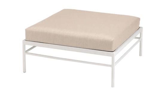 Rivage Ottoman - Custom Wood DesignsCotton white Rivage Ottoman outdoor furniture by Fermob featuring a wave design and metal frame for stylish patio lounging.Ottoman Outdoor Furniture Fermob Metal24575204044759Cotton White Plain Vwave
