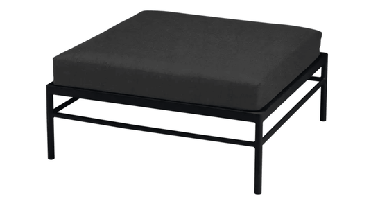 Rivage Ottoman - Custom Wood DesignsFermob Rivage outdoor ottoman in Liquorice Night Grey with metal frame, featuring a modern lounge footstool design.Ottoman Outdoor Furniture Fermob Metal24575203315383Liquorice Night Grey