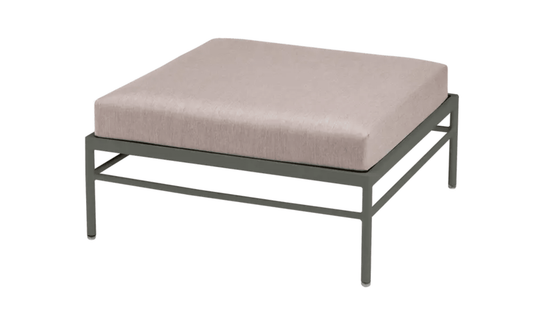 Rivage Ottoman - Custom Wood DesignsFermob Rivage Ottoman outdoor furniture with a metal frame and rosemary papyrus finish, designed for stylish lounging.Ottoman Outdoor Furniture Fermob Metal24575201791095Rosemary Papyrus