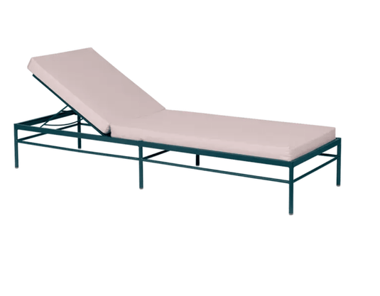 Rivage Sunlounger Luxury - Custom Wood DesignsFermob Rivage luxury metal sunlounger with papyrus-colored fabric, outdoor patio furniture for relaxing in the sun.Sunlounger Metal24575203960439Acapulco Papyrus