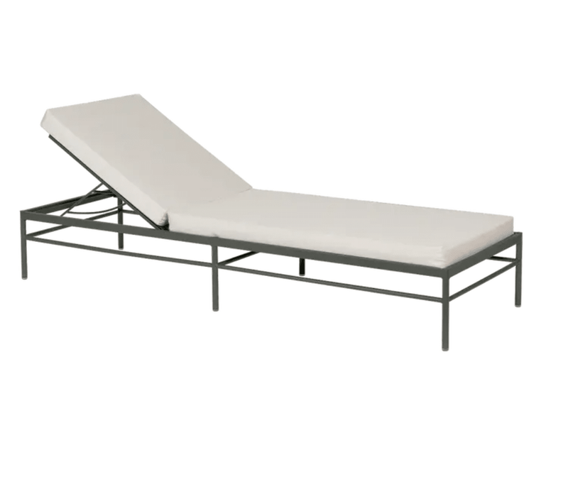 Load image into Gallery viewer, Rivage Sunlounger Luxury - Custom Wood DesignsFermob Rivage luxury metal sunlounger with woven rosemary twine details, designed for outdoor relaxation.Sunlounger Metal24575201606775Rosemary Twine
