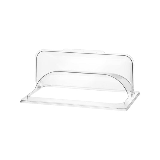 Roll-Top Lid GN 1/1 – Polycarbonate, 535×330×135mm (Fine Dine Rock) - Custom Wood DesignsPolycarbonate roll-top lid for GN 1/1 size, measuring 535×330×135mm, designed for food storage containers by Fine Dine.Roll-top lid562529