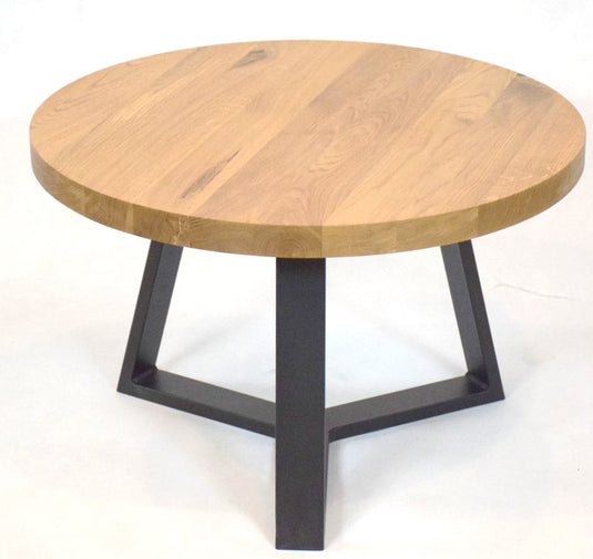 Oval Classic solid oak round coffee table Ireland – custom made by Custom Wood Designs