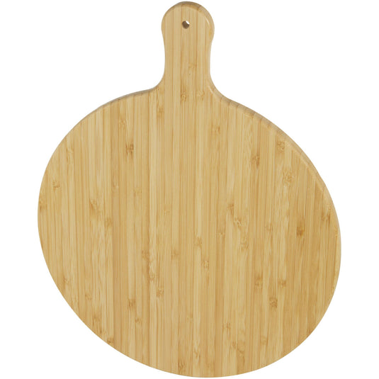 Round bamboo cutting board pack of 25 Custom Wood Designs __label: Multibuy roundbamboocuttingboardcustomwooddesigns